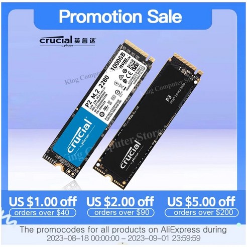 p3plus4tb Crucial SSD P3 Plus P5 PLUS 500G 1000G 2000G 4000G PCIe 3D NAND P2 250G NVMe M2 솔리드 스테이트 드라이브 및 신제품, 없음, 3.P3 2TB PCIe30 Best Top5