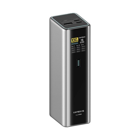 CUKTECH 쿡테크 15 파워뱅크 Ultra 210W PD 고속 충전 대용량 20000mAh 노트북 보조배터리+240W C타입 고속 충전 케이블 세트