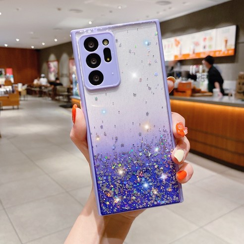사탕색 플래시 스타 핸드폰 케이스 적용 삼성S22ULTRA 실리콘 소프트 변기 A72 5G 소프트 커버
