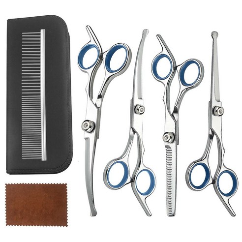 모가펫 애견 안전 미용가위 반려동물 가위 풀세트, 1세트