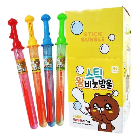 재미존 3000 스틱 왕 비누방울 45cm 280ml 16개입 – 갑, 1박스 16개입 비눗방울 재미존 3000 스틱 왕 비누방울 45cm 280ml 16개입 – 갑, 1박스 16개입 비눗방울