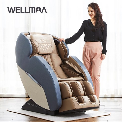 웰모아 쏠플러스 안마의자 방문설치, HCW-5500S, 애쉬블루