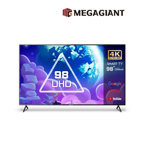 메가TV 98인치(249cm) 4K UHD 스마트TV 대형 원룸 호텔 중소기업TV DS9801M, 03_지방권 스탠드 설치