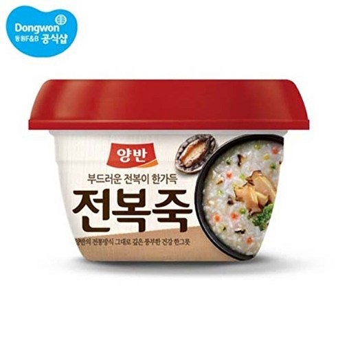 동원 양반 전복죽, 287.5g, 2개