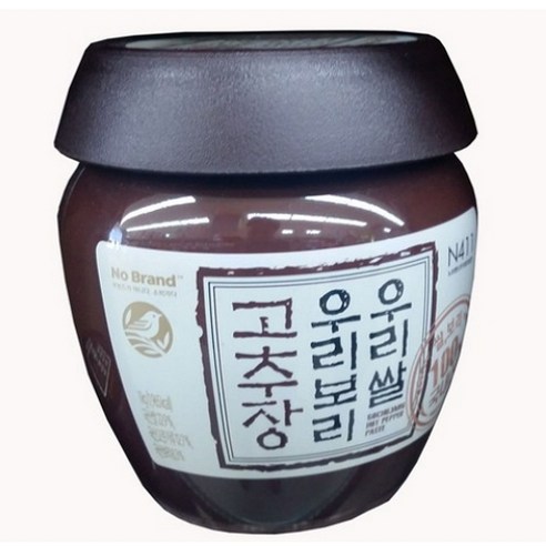 노브랜드 우리쌀 우리보리 고추장1kg, 1개, 1kg