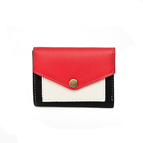 YAPOGI 봄 새로운 한국 스타일 유행 여성 지갑 신선한 컬러 30% 지갑 Preppy 스타일 작은 가방 클러치 YAPOGI