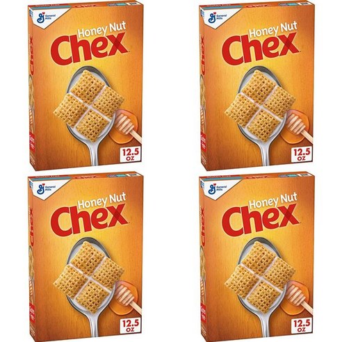 첵스 허니 너트 첵스 시리얼 글루텐 프리, 354g, 4개