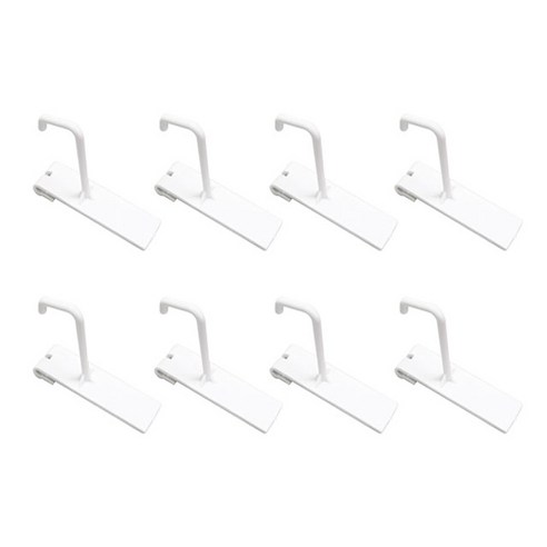 메쉬망 휀스망 네트망 후크 고리 5cm 철망 걸이, 화이트 8개입(5738), 8개