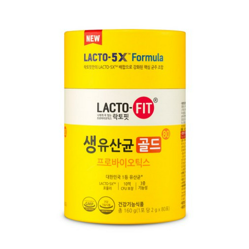  젊은농부 빨간양파즙, 5000ml, 2박스 헬스/건강식품 장 건강 위건강 종근당건강 락토핏 생유산균 골드 80, 160g, 1개