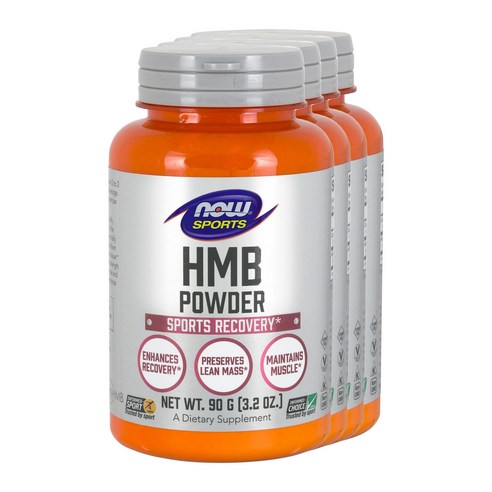 나우푸드 HMB 파우더, 90g, 4개