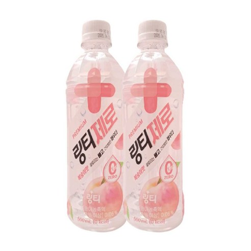 링티 제로 복숭아 500ml x 24개