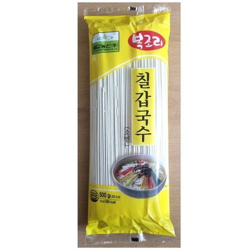 칠갑 복조리국수 소면, 500g, 2개