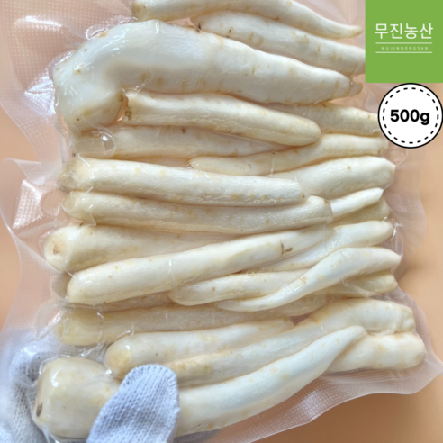 껍질 깐더덕 500g (특급)더덕 신선 더덕 깐더덕, 1개