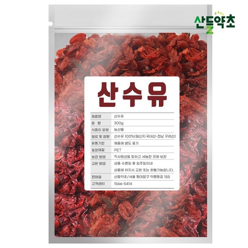 전남 구례산 산수유 300g 씨제거 건조 산수유, 1팩, 1개