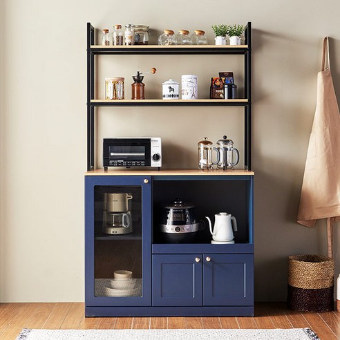 믿을 수 있는 국산 제작의 다기능적 홈카페 수납장