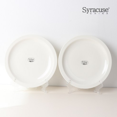 시라쿠스 뉴욕 접시 23cm, 2p, 화이트