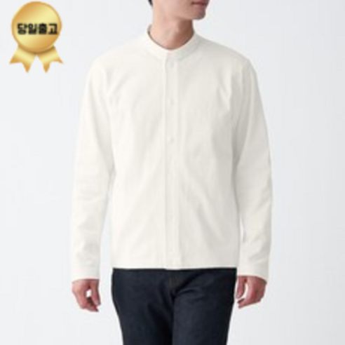 무인양품 남성용 MUJI 태번수 저지 셔츠 ABC09A1S