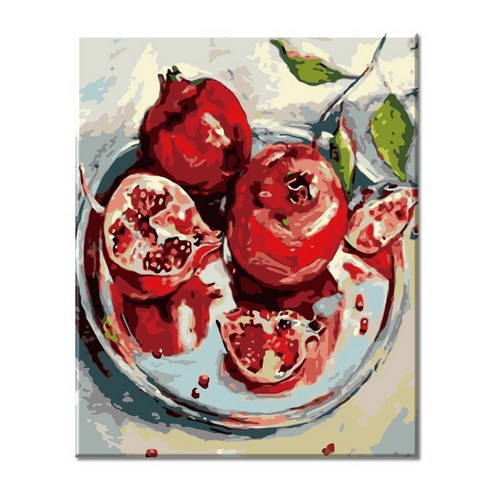 모모픽스페인팅 DIY명화그리기 40x50cm, 잘익은 석류, 1개