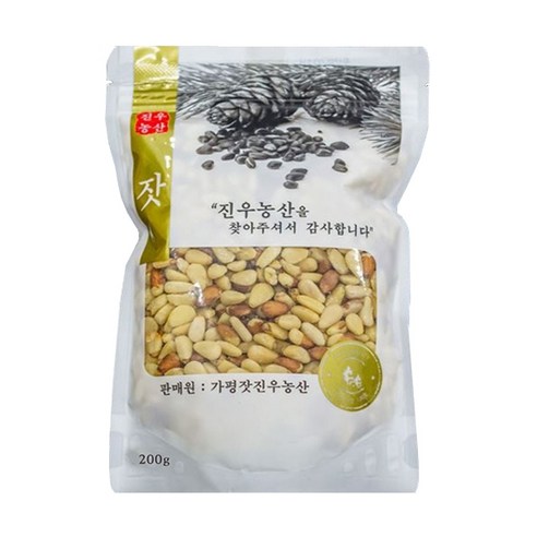 가평잣 황잣 200g(팩포장), 1개, 1개