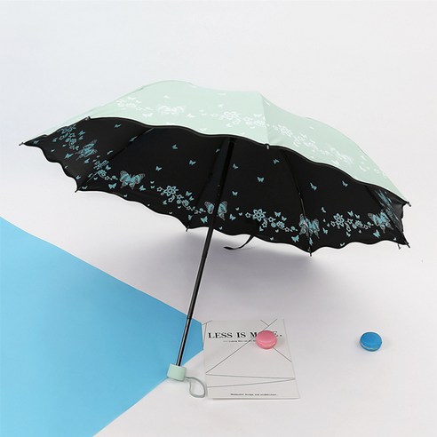 선빛 플라워 양우산 여름 장마 햇빛 차단 우산 겸용 휴대용 접이식