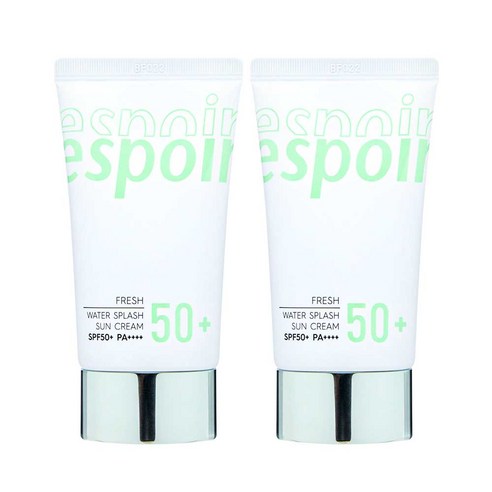 에스쁘아 워터 스플래쉬 선크림 프레쉬 SPF50+ PA++++, 2개, 60ml