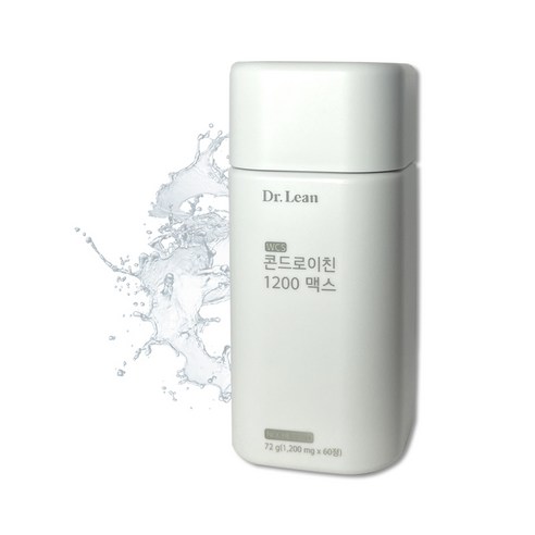 닥터린 WCS 콘드로이친 1200 맥스 저분자 상어 연골 콘도로이친 노케스템 락토페린, 60정, 1개