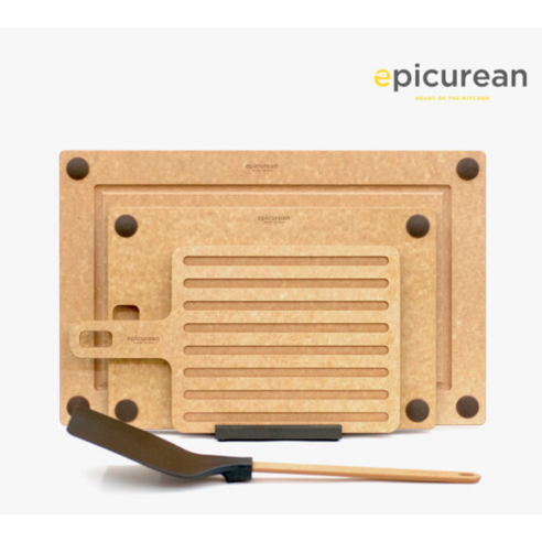 주방의 아름다움과 실용성을 완벽하게 조화시킨 에피큐리언 도마 세트