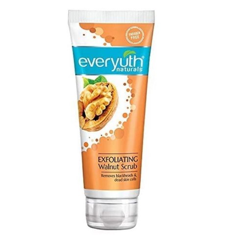 Everyuth Naturals Exfoliating Walnut for Blackheads & Dead Skin Cells | Paraben-Free | 100 gm Scrub, 1개