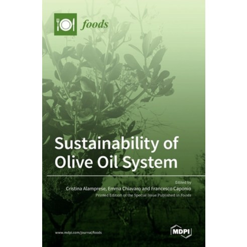 (영문도서) Sustainability of Olive Oil System Hardcover, Mdpi AG, English, 9783036533698