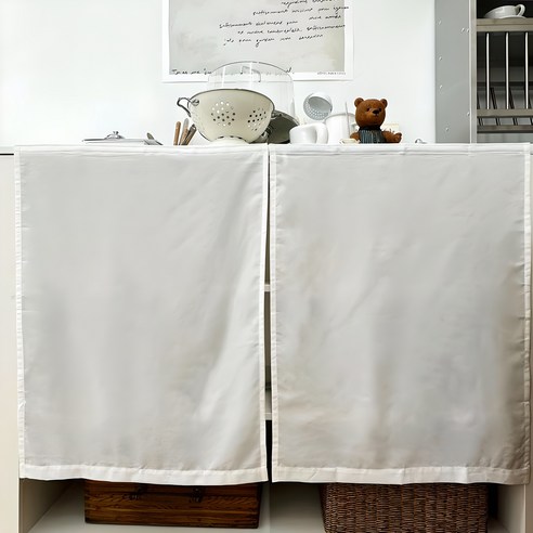 감추고 싶은 물건들, 깔끔하게 해결! 유스몰 벨크로 가림막 솔직 후기 수납장가림막