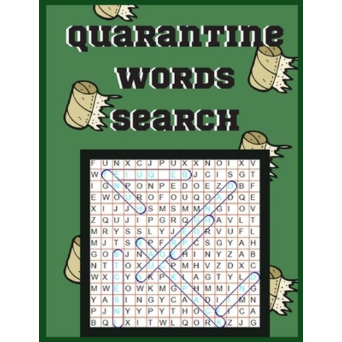 Quarantine Words Search: Extra Large Print Word Find puzzle activities ...