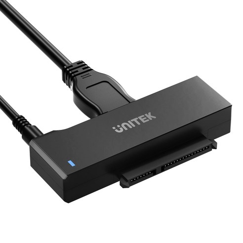 Unitek SATA USB3.0(USB-A+USB-C) 2.5 HDDSSD SATA SATAIIIIII UASP LED 150cm 18TB 변환 케이블, 상세페이지 참조, 1개