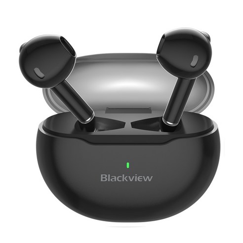 Blackview Airbuds6 무선 블루투스 5.3 이어폰 방수 이어폰, 블랙