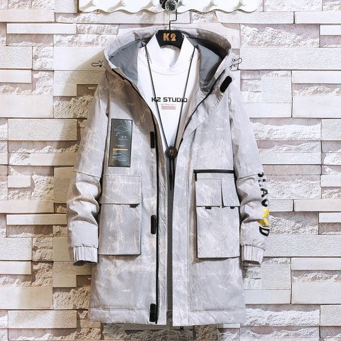 KORELAN 가을 패션 트렌디한 남성 미채 슬랙스 재킷 멋스러운 청 캐주얼 재킷