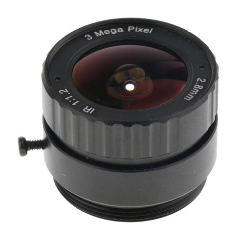 안전 HD IP 사진기를 위한 .8mm F1.2 3MP IR 고정 렌즈 CS 산 렌즈, 설명, 블랙, 설명