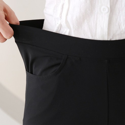 편안함과 세련됨을 겸비한 빅빅몰의 국내생산 히든밴딩 스판 슬림 부츠컷 슬랙스