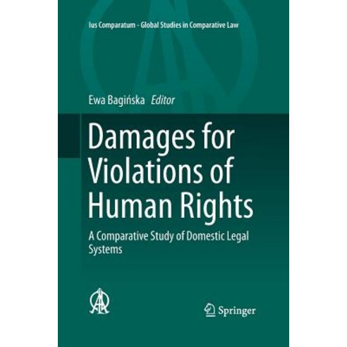 (영문도서) Damages for Violations of Human Rights: A Comparative Study of Domestic Legal Systems Paperback, Springer, English, 9783319363004