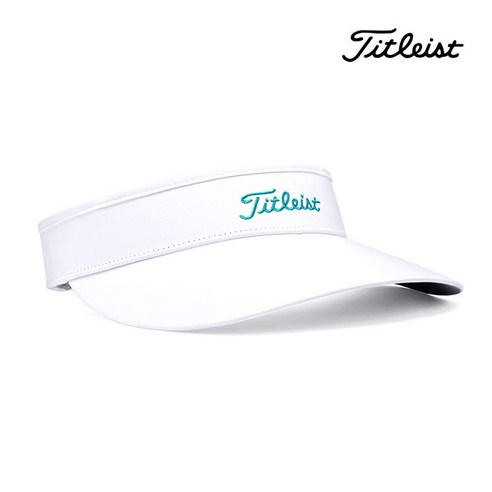 타이틀리스트 우먼스 선드랍 썬캡 TH20VWSDLK, 화이트/퍼시픽, 1개
