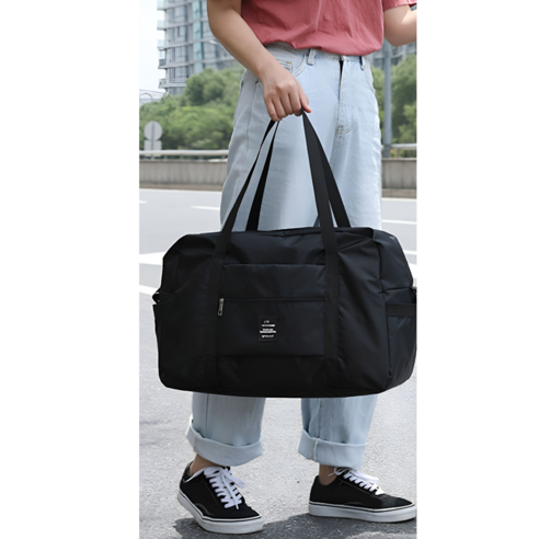 여행과 다목적 활용에 이상적인 플로우샵 캐리어 결합형 보스턴 백