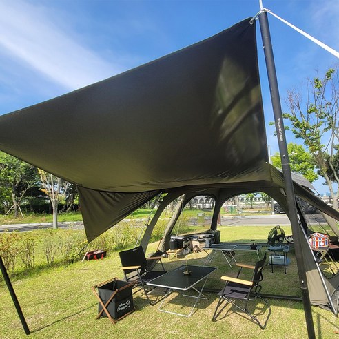 감성과 실용성을 겸비한 하이브쉘터 전용 타프