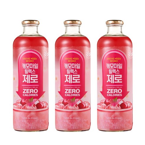 코스트코 발라스그로우 캐모마일 릴렉스 농축원액 1KG X 2병 (제로칼로리) + 더메이런알콜티슈, 2개