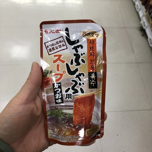 모란봉 샤브샤브용 육수 가츠오맛, 100ml, 6개
