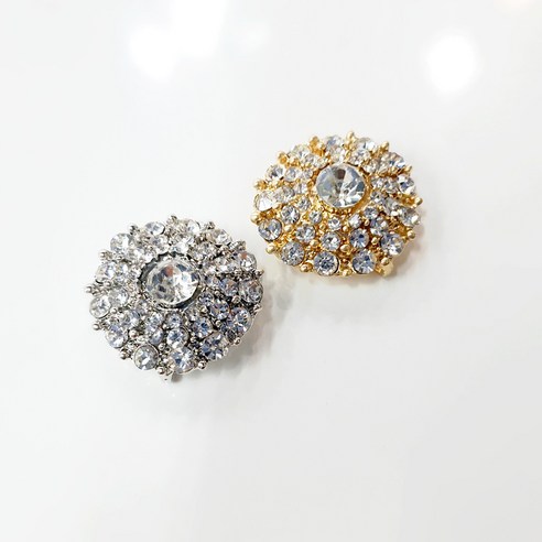 비즈라이프 보석단추 1, 1개, 혼합색상 셔츠손목단추 Best Top5