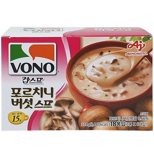 보노 포르치니 버섯 스프, 309.6g, 1박스