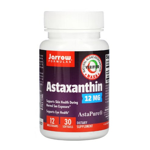 재로우 아스타잔틴 12mg 소프트젤 글루텐 프리, 1개, 30정
