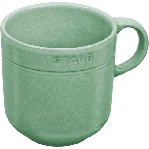 스타우브 372700 꼬꼬떼 40508 186 세라믹 머그 11.8플로즈 350ml 세, 02) Sage Green_350ml | 02) Mug