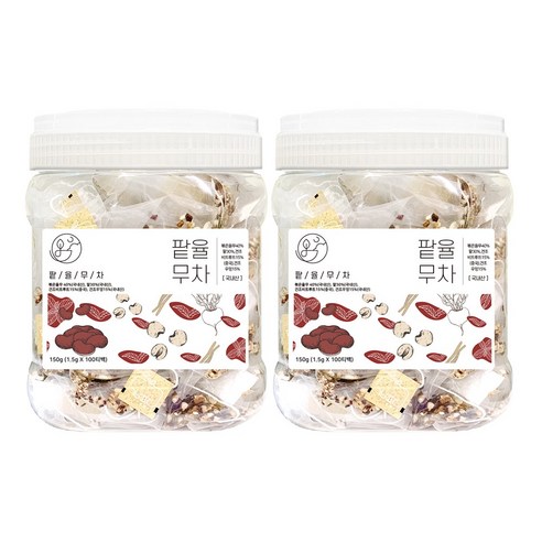 좋은아침 율무팥차 100티백 팥물 율무 비트 우엉 차, 150g, 100개, 1개, 100개입 유기농볶은율무 Best Top5