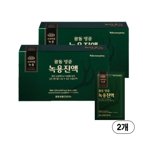 광동생활건강 명품 녹용진액 1세트, 1.5L, 2개