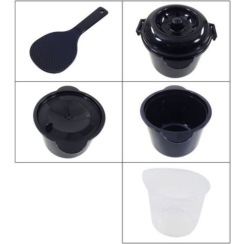 전자레인지로 간편하게 즐기는 맛있는 밥, 치비쿠로짱 비장탄 밥솥 2홉