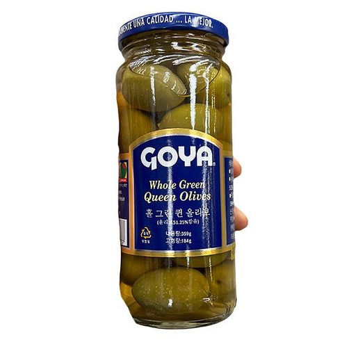 고야 고야 홀그린 퀸 올리브 359G x 3개, 단품